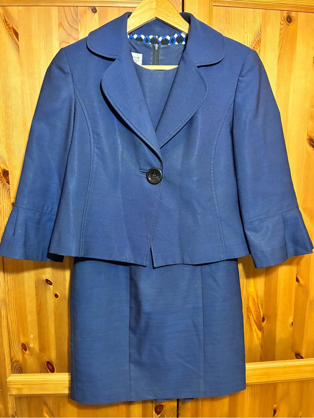 Mary Kay Vintage 3 pc Uniform Set Dress Blazer Jacket Skirt Brookhurst Inc wool